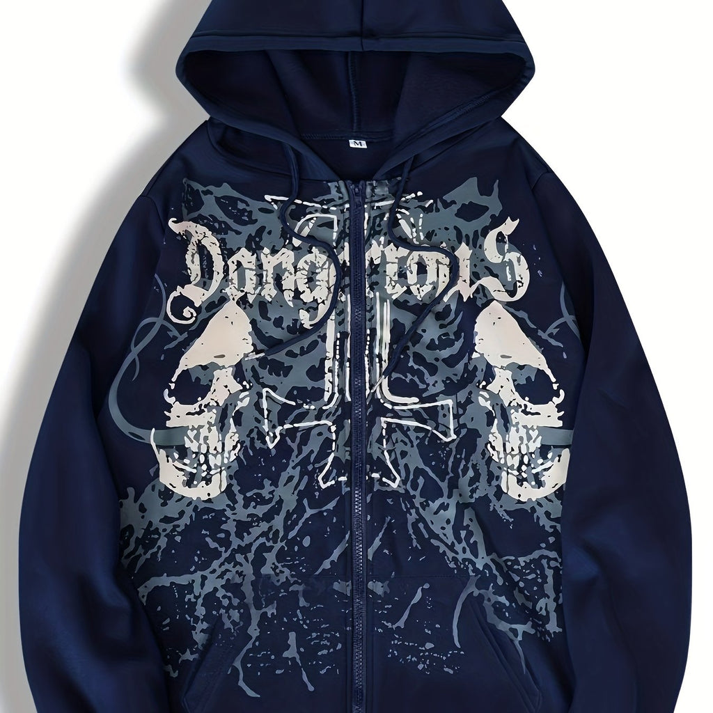 Trendy Pattern Women's Fashion Hooded Sweatshirt, Available in Christmas Red