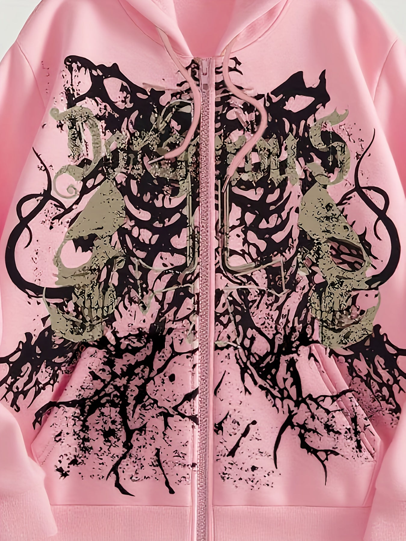 Trendy Pattern Women's Fashion Hooded Sweatshirt, Available in Christmas Red