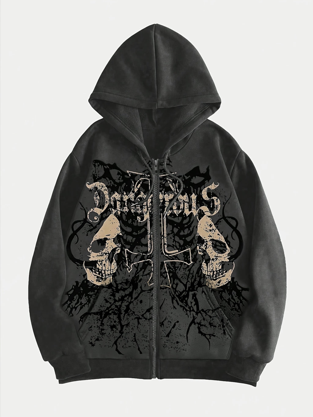 Trendy Pattern Women's Fashion Hooded Sweatshirt, Available in Christmas Red