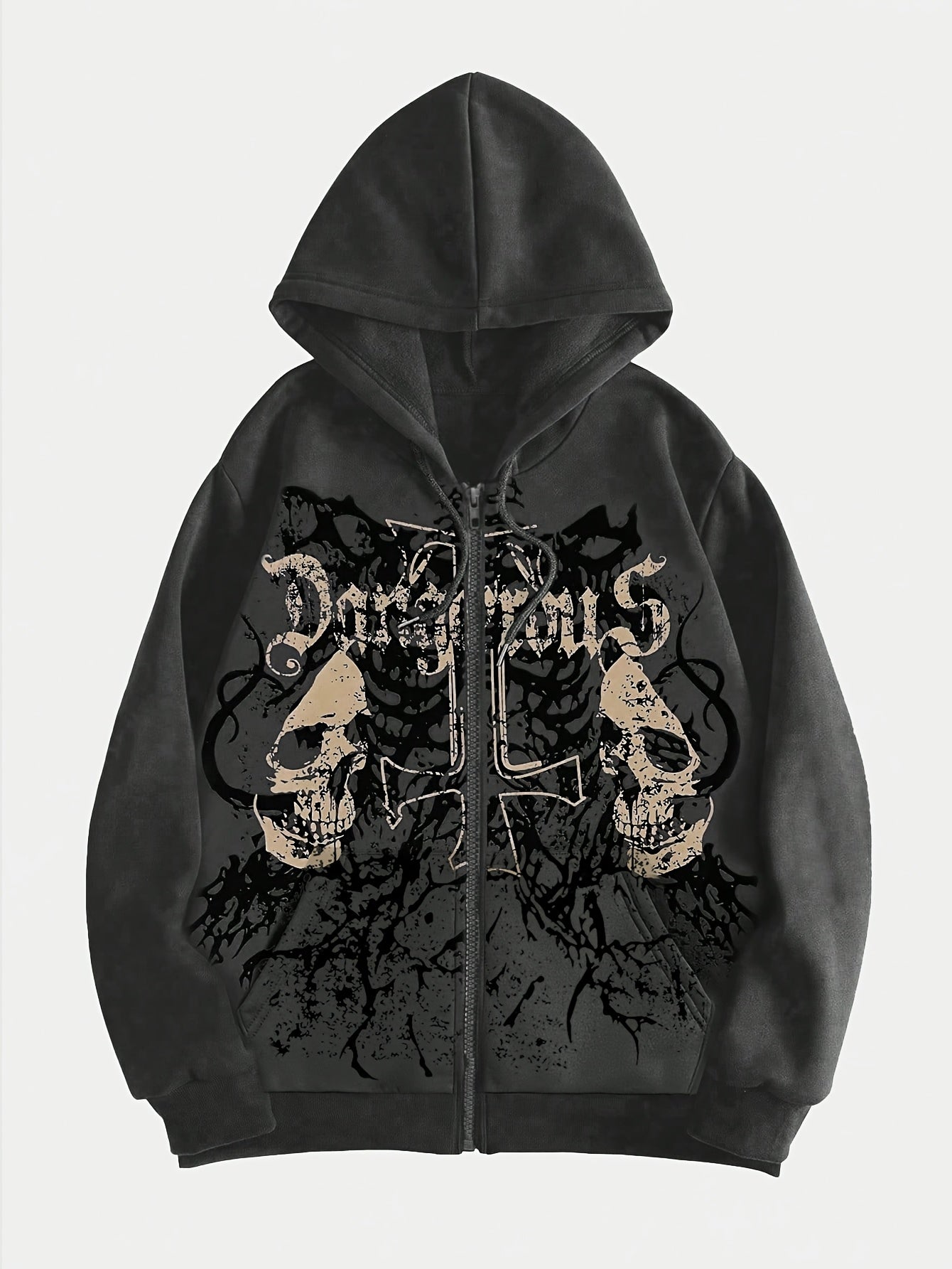 Trendy Pattern Women's Fashion Hooded Sweatshirt, Available in Christmas Red