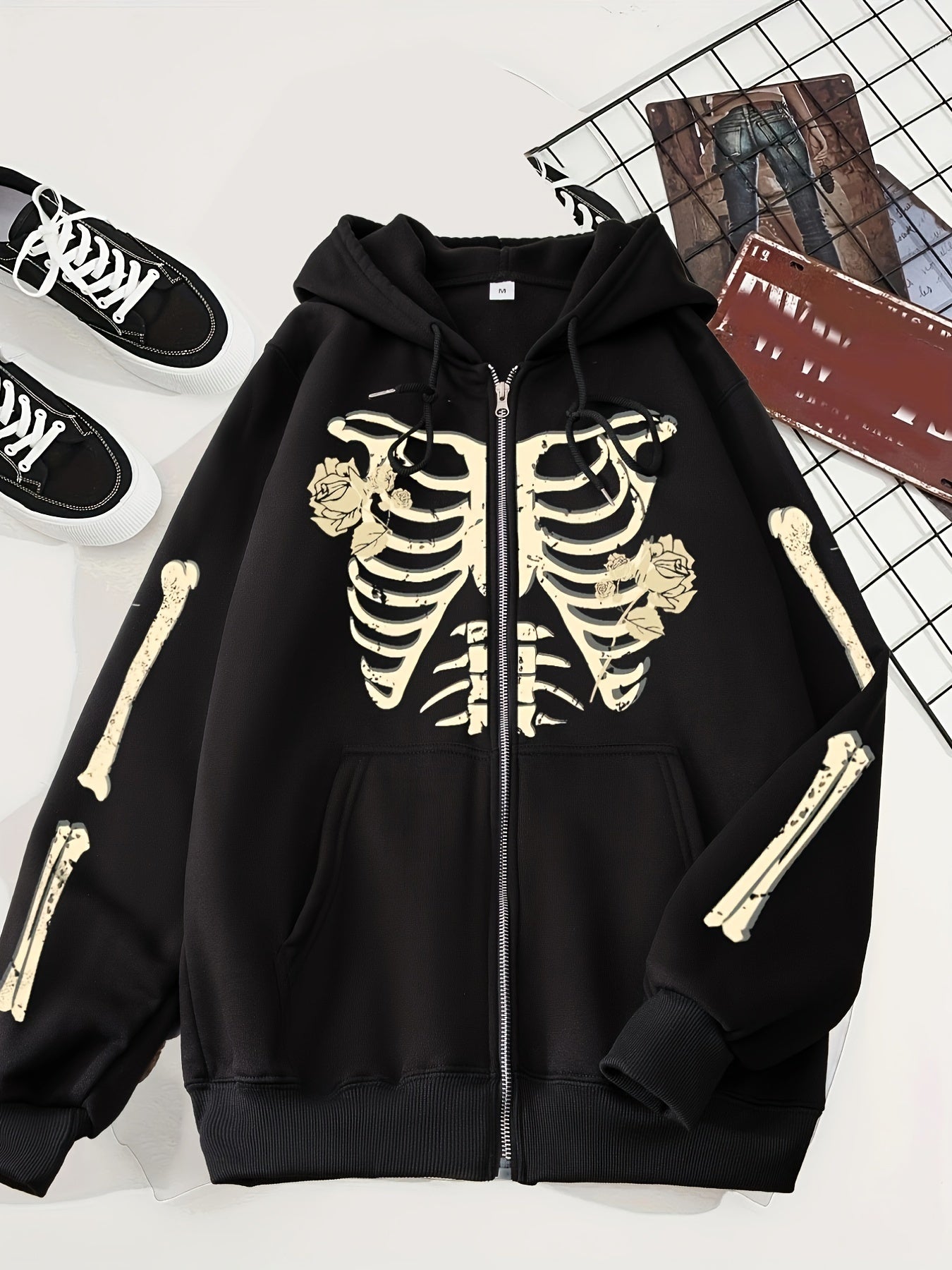 Lined Thickened Loose-Fit S Sweatshirt for Women