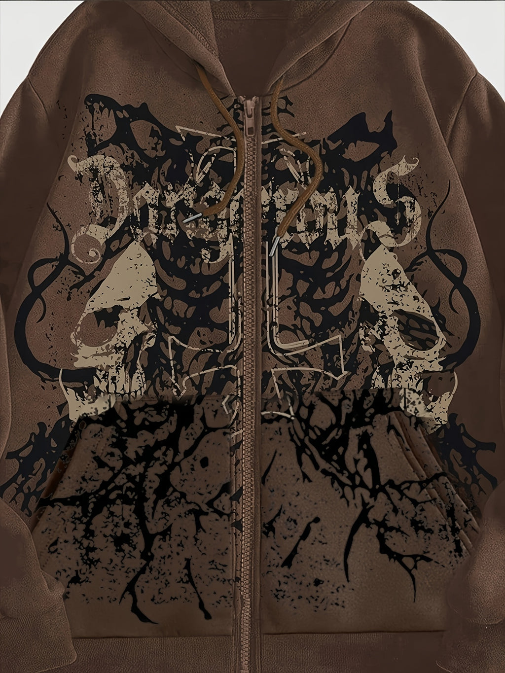 Trendy Pattern Women's Fashion Hooded Sweatshirt, Available in Christmas Red